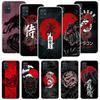 Japanese Dark Dragon Tattoo Phone Case For Samsung Galaxy A52 A32 A22 A12 A02S A50S A30S A51 A31 AA71 Note 20 Ultra 10 S10 Plus