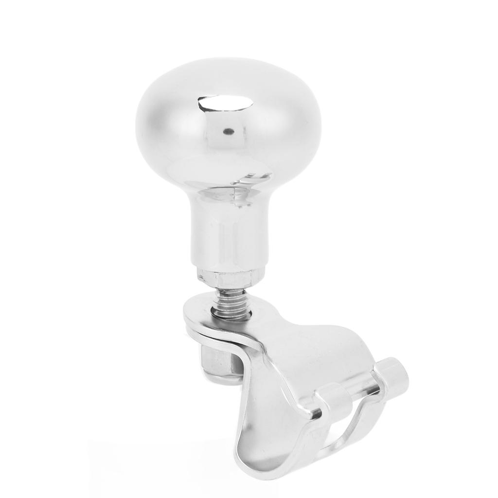 Car Steering Wheel Booster Professional Stainless Steel Round Steering Wheel Spinner Knob for Cars