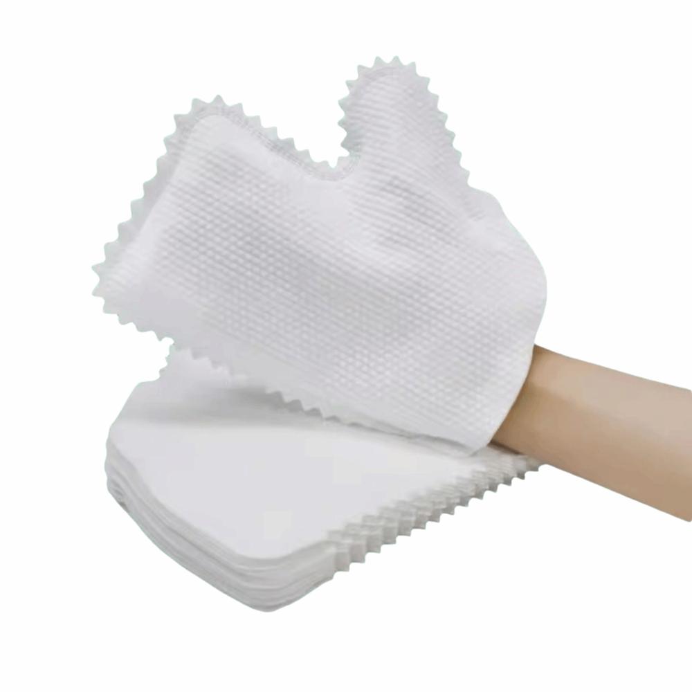 50pcs Wet and Dry Use Dusting Gloves Convenient Dust Removal Gloves Cleaning Gloves Home Cleaning