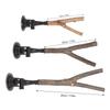 Bird Branch Perch Stand with Suction Cup Training Interactive Wooden Parrot Perch for Small Medium Bird 15cm 20cm 25cm Optional