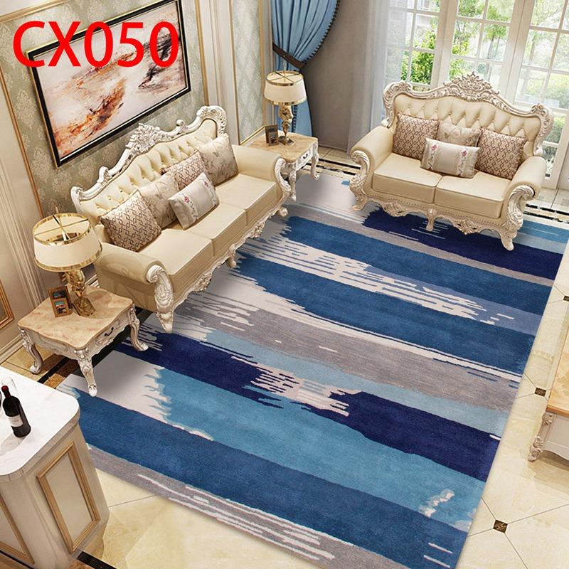 

Nordic Stripe Carpet Non Slip Rug for Living Room Bedroom Sofa Bedside Light Luxury Home Decor Mat 50x80cm