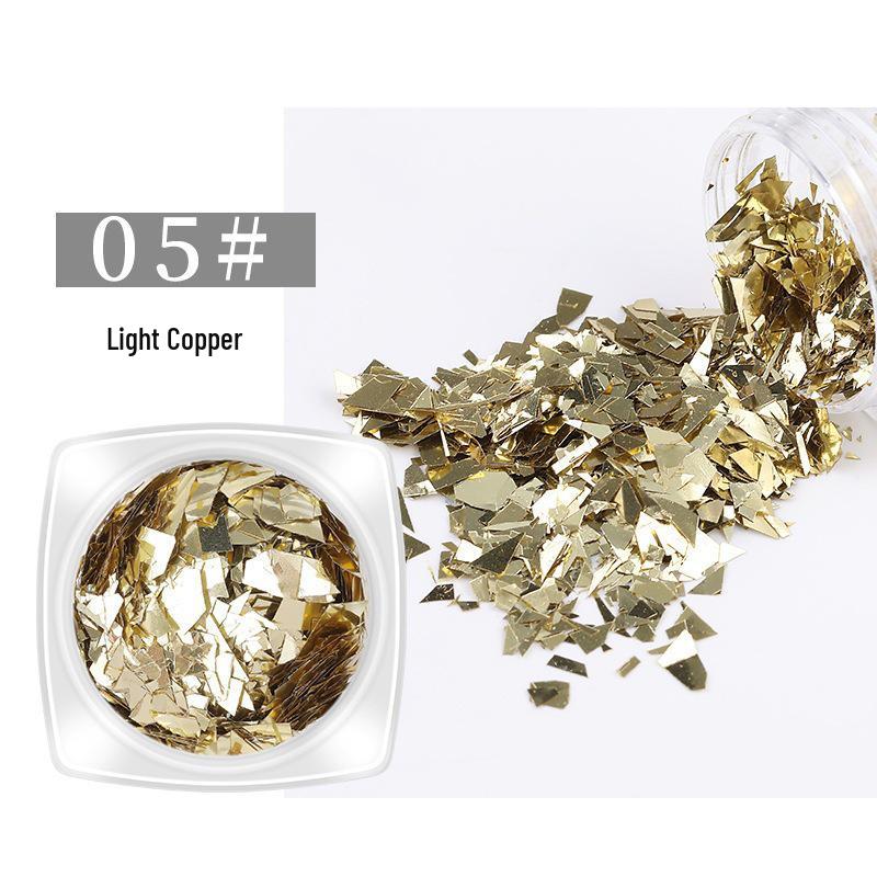 

Переливающиеся наклейки для нейл-арта «Аврора»: Конфетти из бумаги, целлофана, хлопьев и блесток