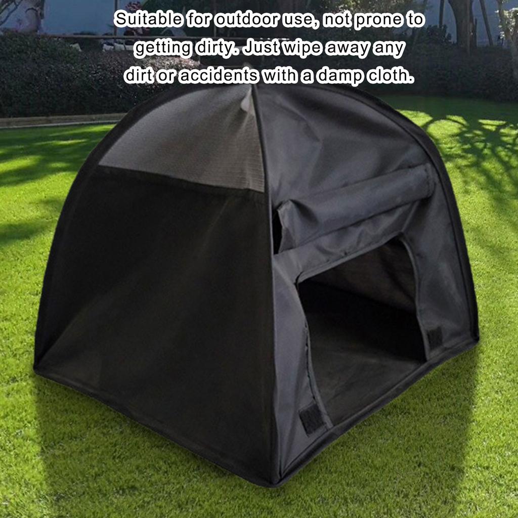 Mobile Stackable Pet Shelter Portable Tent For Outdoor Excursion Breathable Polyester Dog Cat Camping Playtent Easy Use