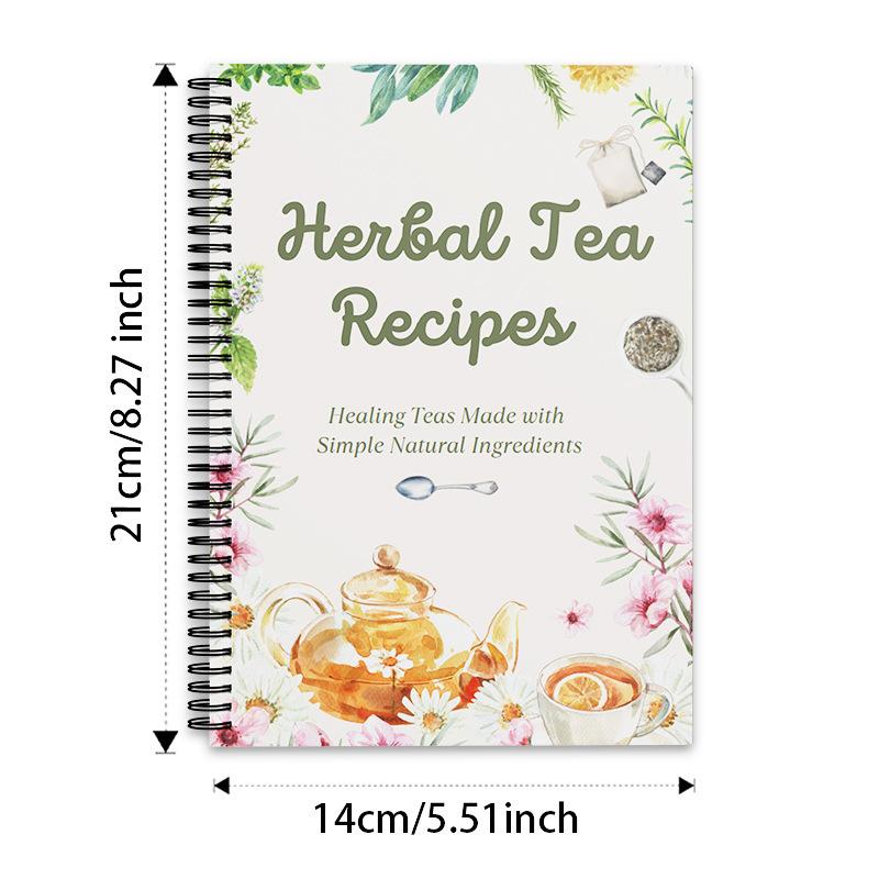 Pianificatore Ricette Tisane & Quaderno Organizzatore Personale Regalo Erborista per la Casa