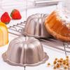 4 Pcs Carbon Steel Fluted Cake Mold 4 Inch Muffin Cups Round Mini Cake Pan  Brownie