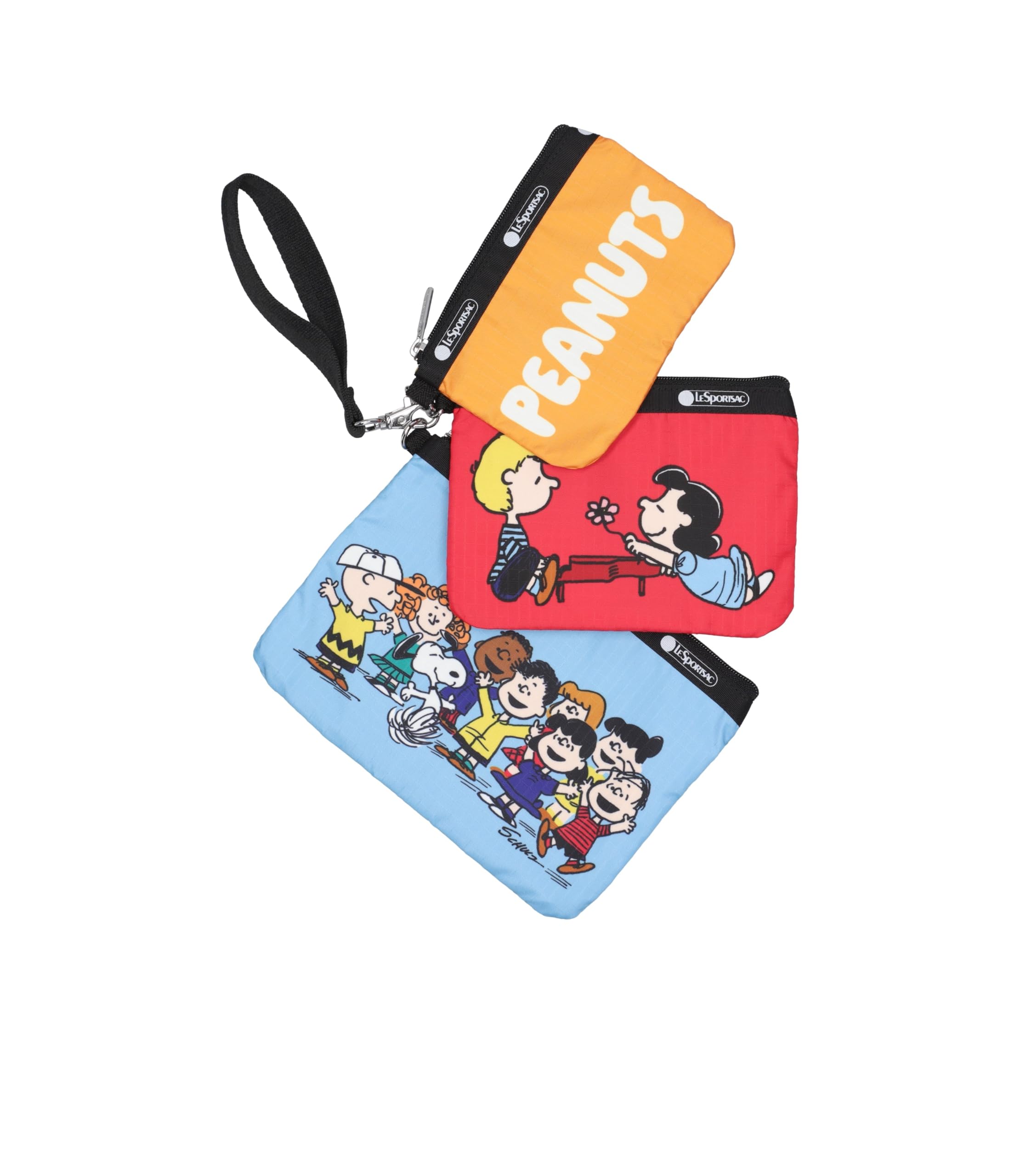 

Чохол-мішечок WRISTLET POUCH Набір із 3 чохлів Peanuts Gang [LeSportsac] [Офіційний] SET/3455