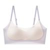 Less long-term care and anti-sagging fashionable and versatile U-shaped beautiful back soft steel-rimless bra