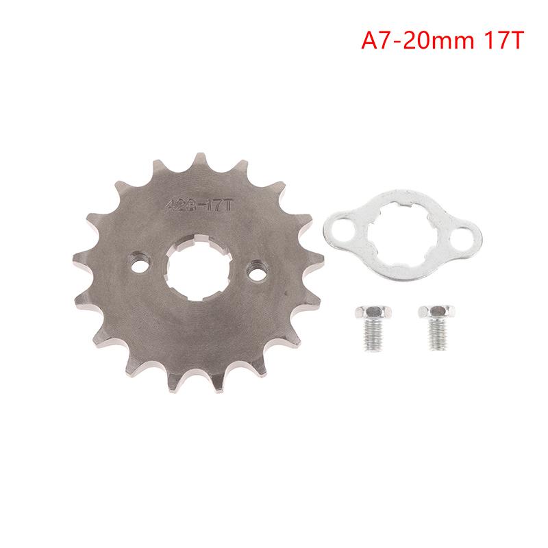 428# 17Mm /20Mm10 11 12 13 14 15 16 17 18 19T Teeth Front Engine Sprocket For Moto Bike Go Kart Atv Quad Motorcycle