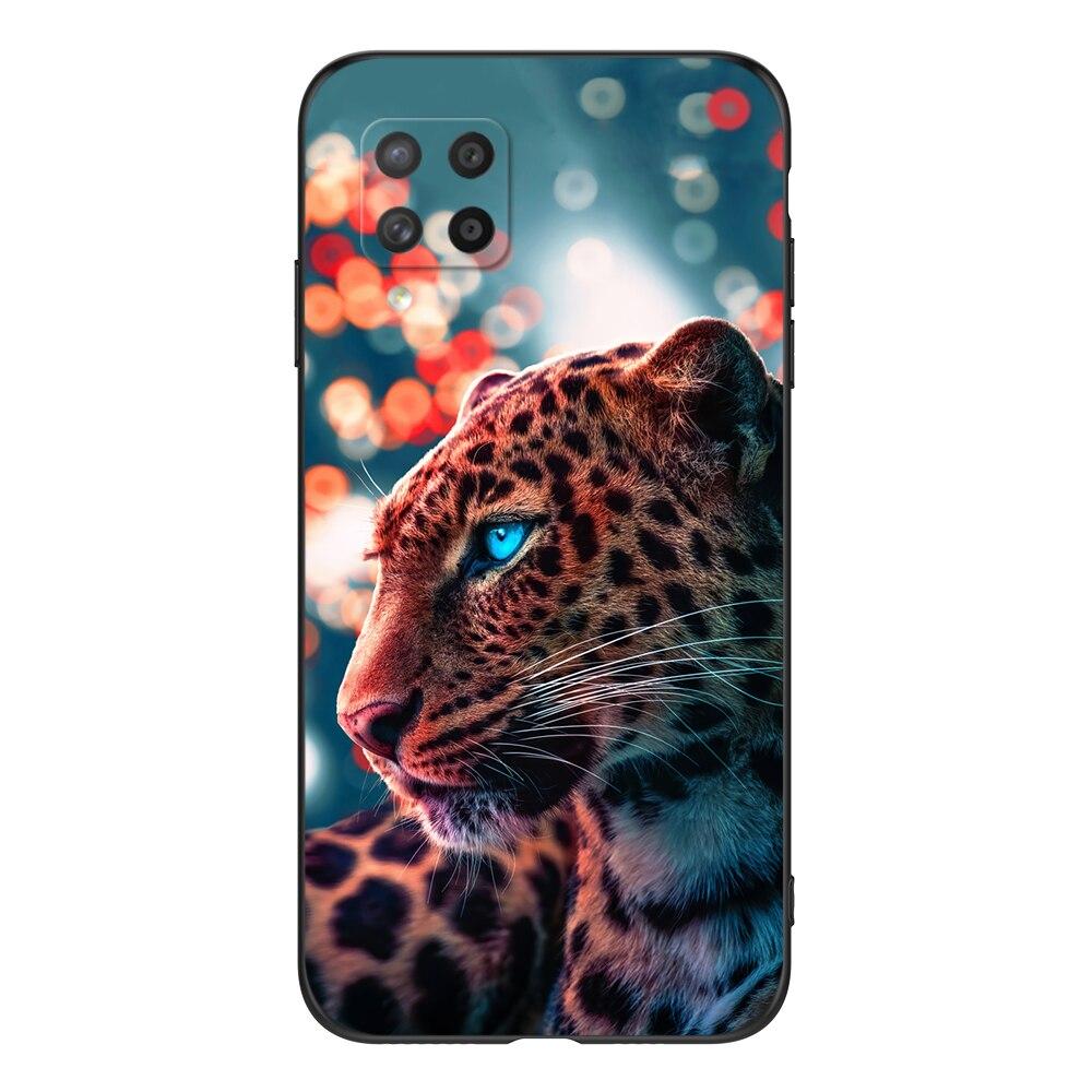 For Samsung Galaxy A42 5G Case For GalaxyA42 A 42 5G SM-A426B A426 Phone Cover 6.6inch Black Tpu Case Lion Wolf Tiger Dragon