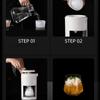Household Small Ice Crusher Manual Hail Hand-cranked Ice Crusher Summer Ice Making Tools