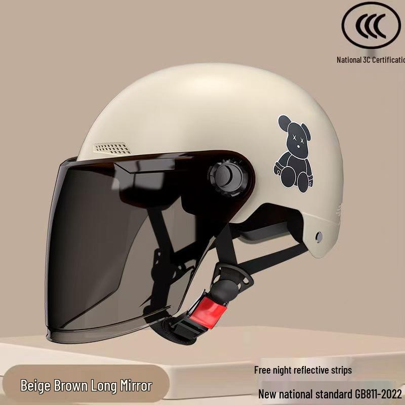 Casco Eléctrico Unisex para Bicicleta y Patinete Certificado 3C, Seguro y Ajustable, Protección Solar, Uso en Todas las Estaciones