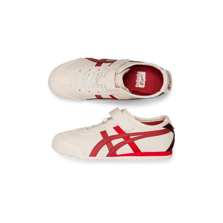 ONITSUKA TIGER Mexico 66 Non-Slip Durable Sports Casual Shoes Kids Sneakers White Red 1184A049-105
