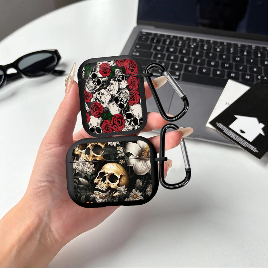 Skeleton Flower Earphone Cases Cover Case For Airpods Pro3 3 1 Pro2 2 4 Pro