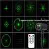 Outdoor Waterproof Laser Projector: Red & Green Multi-Pattern Lights for Holiday Atmosphere