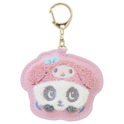 Marimo Craft Panshell X Sanrio Characters Sagara Keychain/Bag Charm Keychain Cute Panshell X My Melody Approx. W79 X H67 X D10mm