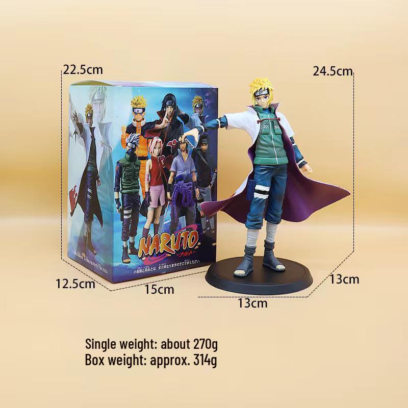Anime Figure Collection: Naruto Characters - Kakashi, Uchiha, Itachi, Sasuke, Minato, and Sakura