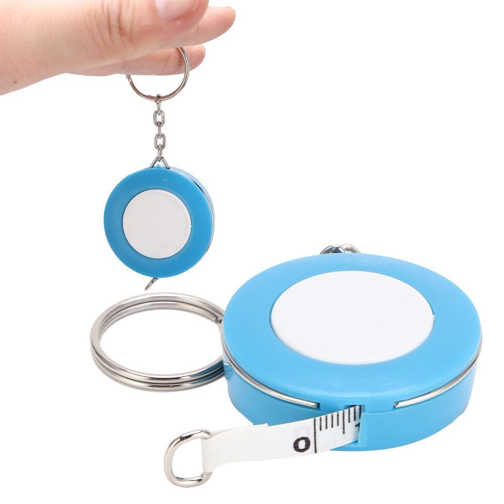 2Pcs Pocket Size Retractable Tape Measure Mini Keychain Tape Measure For Body Measurements