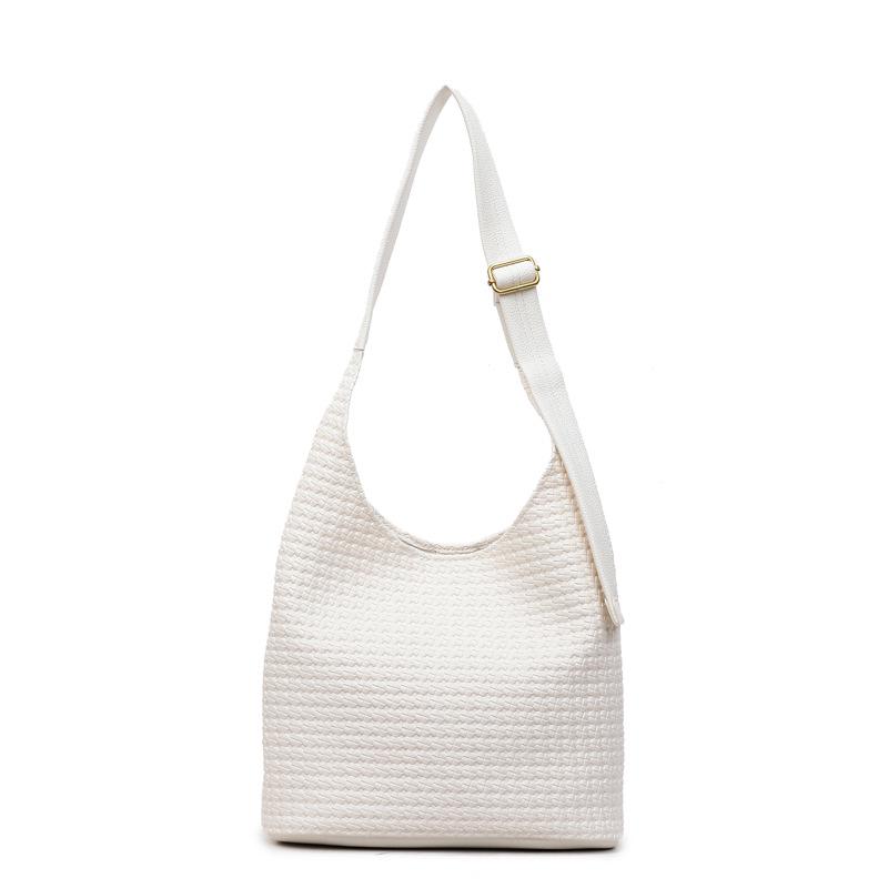 2025 Retro Jednokolorowa Torba na Ramię z Miękkiej Skóry o Dużej Pojemności