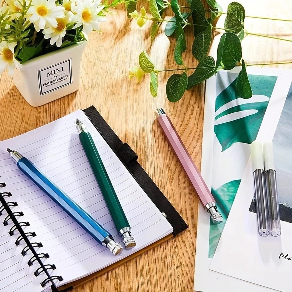 5.6mm Metal Mechanical Pen 2b/4b/6b/8b Pencil Refill Art Painting Drawing Writing Tool School Stationery Sketch Automatic Pencil