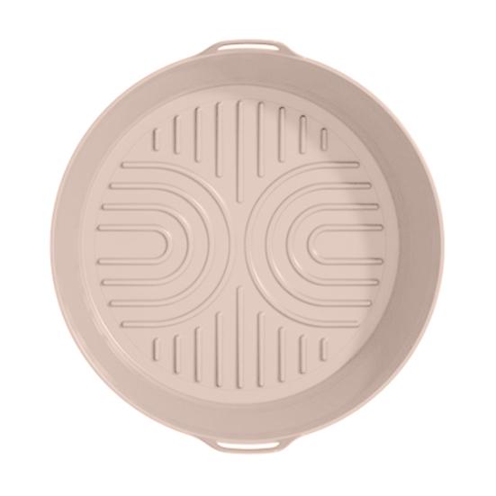 Silicone Air Fryer Liner Round Square Foldable Mat for Baking Food-Grade Basket Non-Stick Heat Resistant Air Fryer Accessories