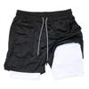 Men's 2-in-1 Quick-Dry Fitness Shorts for Gym and Running