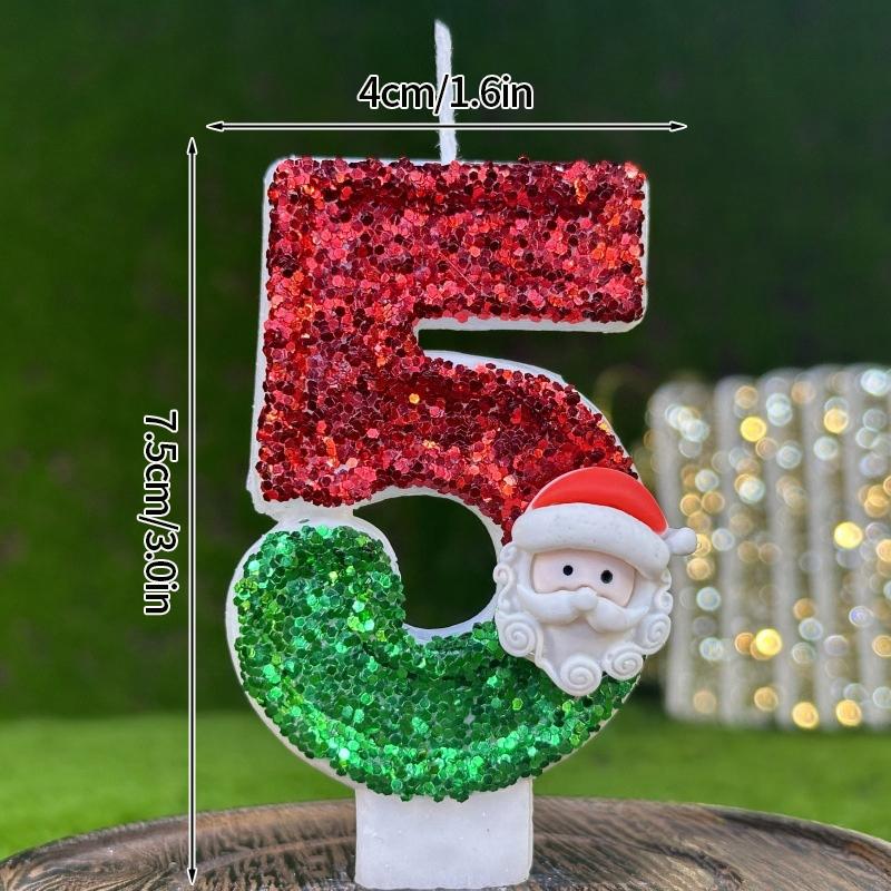 Black Glitter Birthday Digital Candles Crown 0-9 Number Candle Cake Topper Decorations Baby Shower Birthday Party Supplies Velas