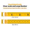 300cm Double Scale Flexible Tailor's Ruler Body Measuring Tape for Sewing, Fabric & Clothing, Dual Inch & Cm Scale, Tailoring Sewing Accessories