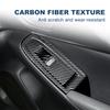 ABS For Subaru Crosstrek 2025 Impreza 2025 Window Button Frame Carbon Fiber Pattern Style RHD LHD Decor Accessories