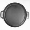 ZISIZ 28cm Cast Iron Flat Griddle Pan