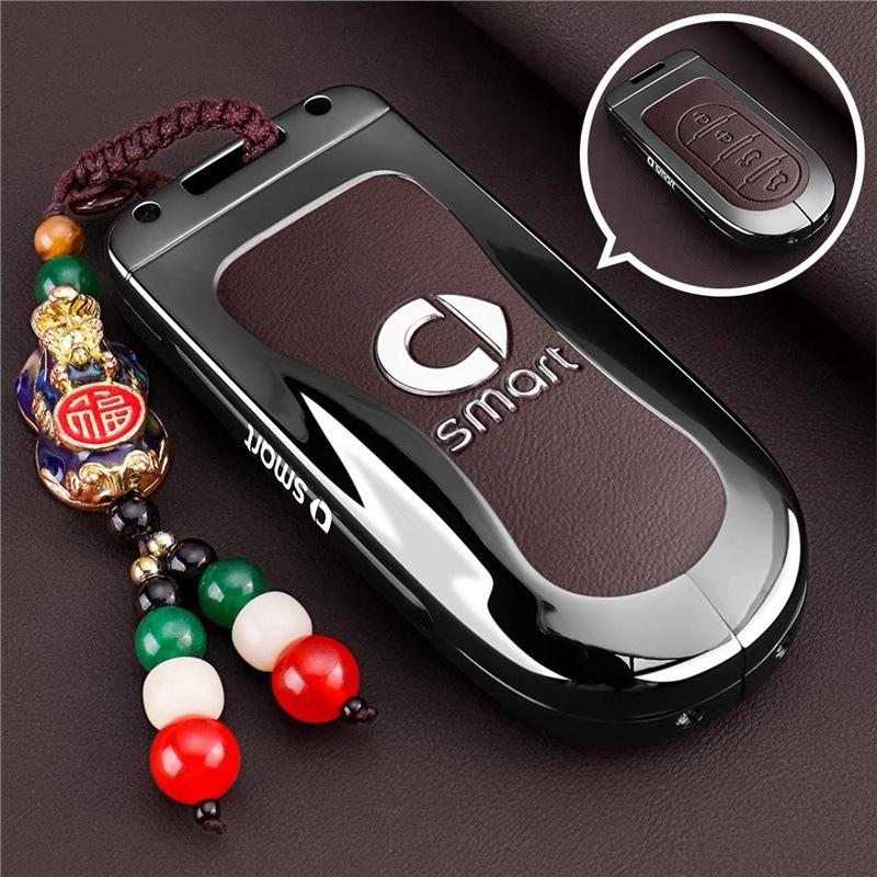 Compatible Mercedes Smart 5th Gen Key Case for 24/25 Models – Car Shell Buckle Pouch