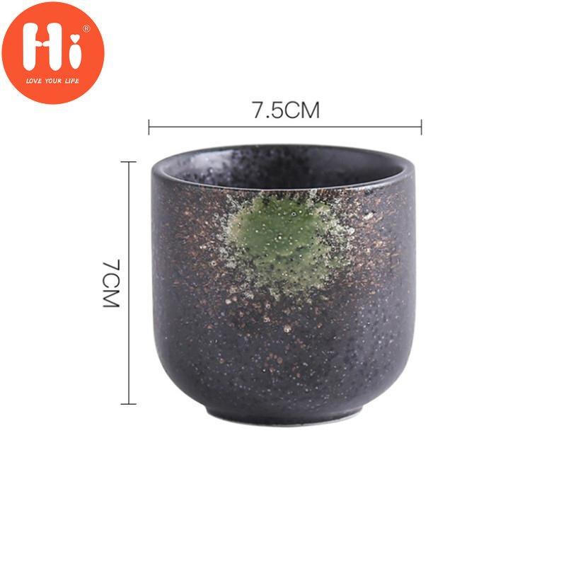Hi Ceramic Small Tea Cup Porcelain Hotel Restaurant Coffee Cup Simple Office Water Cup Drinkware
