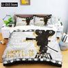 Movie Film Clap Board Patterns Comforter Bedding Set,Duvet Cover Bed Set Quilt Cover Pillowcase,King Queen Size Bedding Set