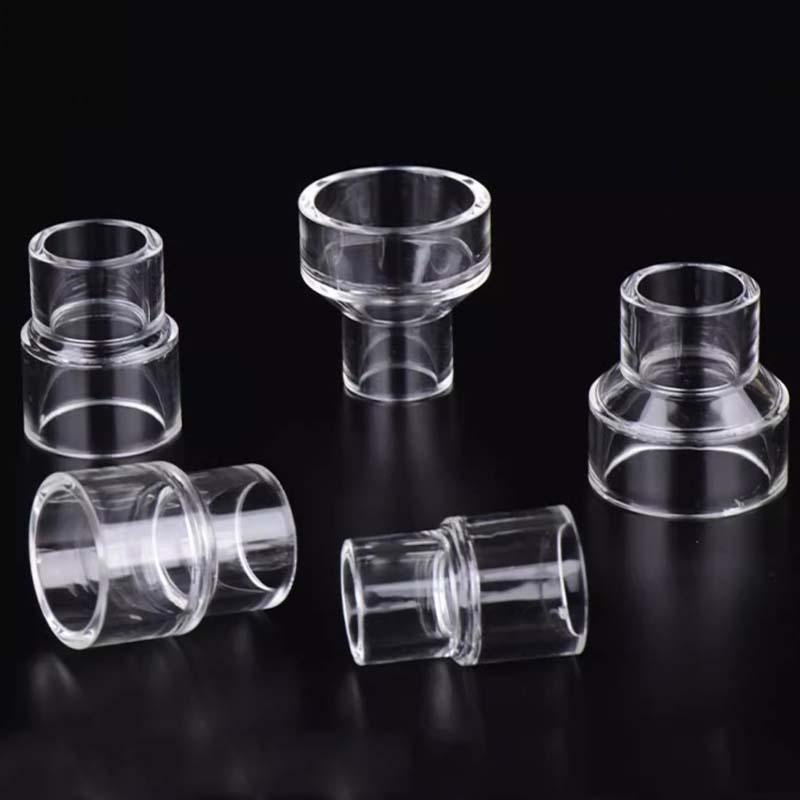 1~5Pcs Transparent Acrylic Pipe Joints Variable Diameter Direct Connectors For Water Tube Fittings Aquarium Accessories