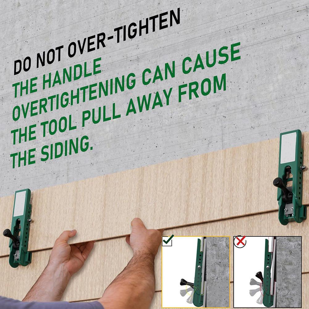 2Pcs Siding Installation Tools Siding Mounting Kit with Adjustable Reveals Siding Installation Carbon Steel for Home Exterior