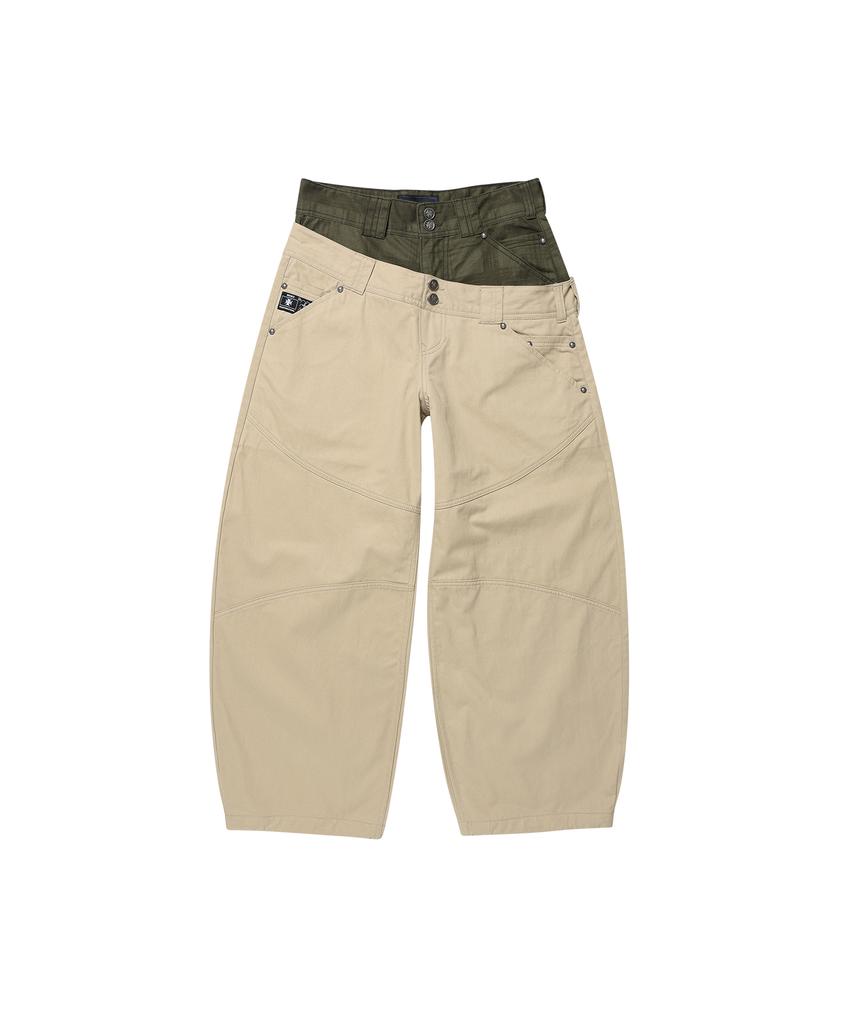 Opeoseu0012 Op. 08 Dual Oblique Cotton Pants Beige