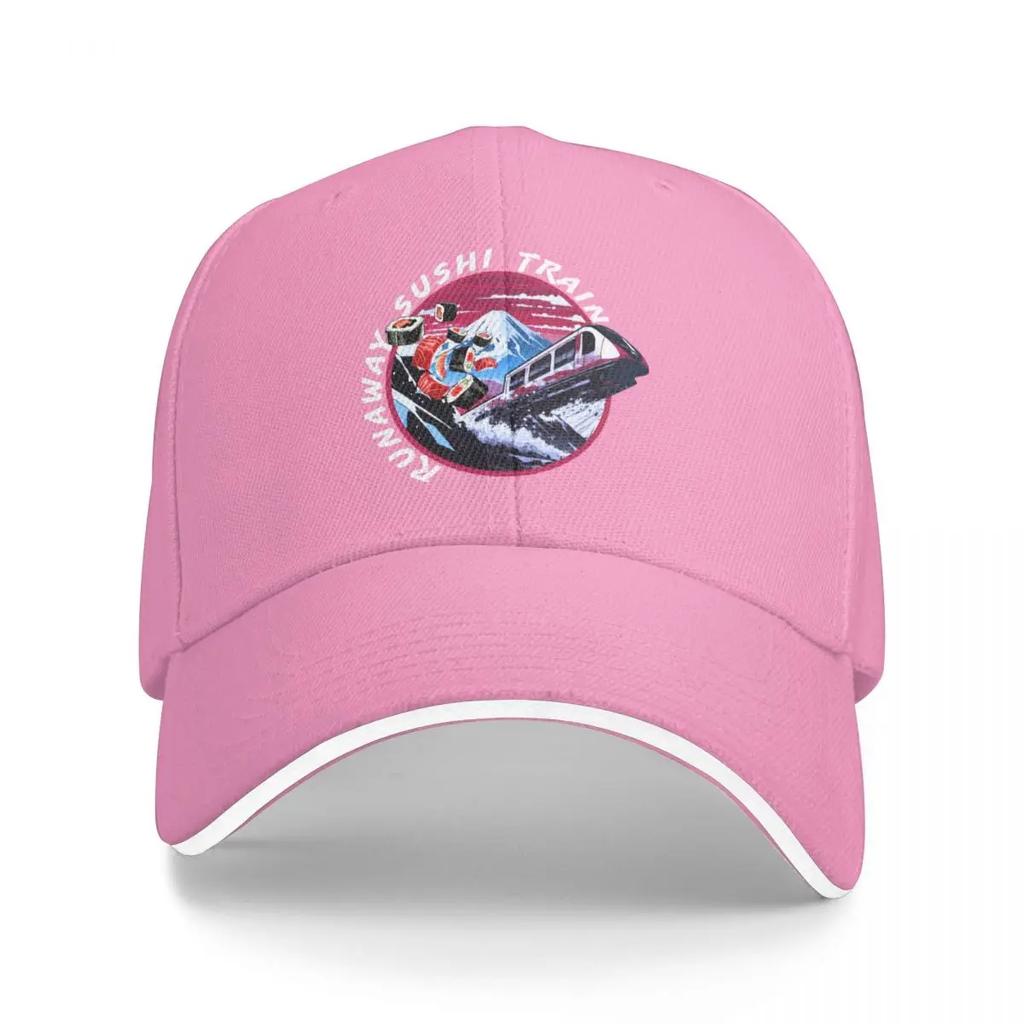 Runaway Sushi Train v12 Baseball Cap Unique hats Male hat Golf Hat sun caps Caps For Women Mens