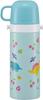 Skater Stainless Steel Water 470ml or 430ml Happy Smile Lightweight and Insulated for Sports Water Bottle Kids' Bottle, 2-Way Design, (Direct Drink)
