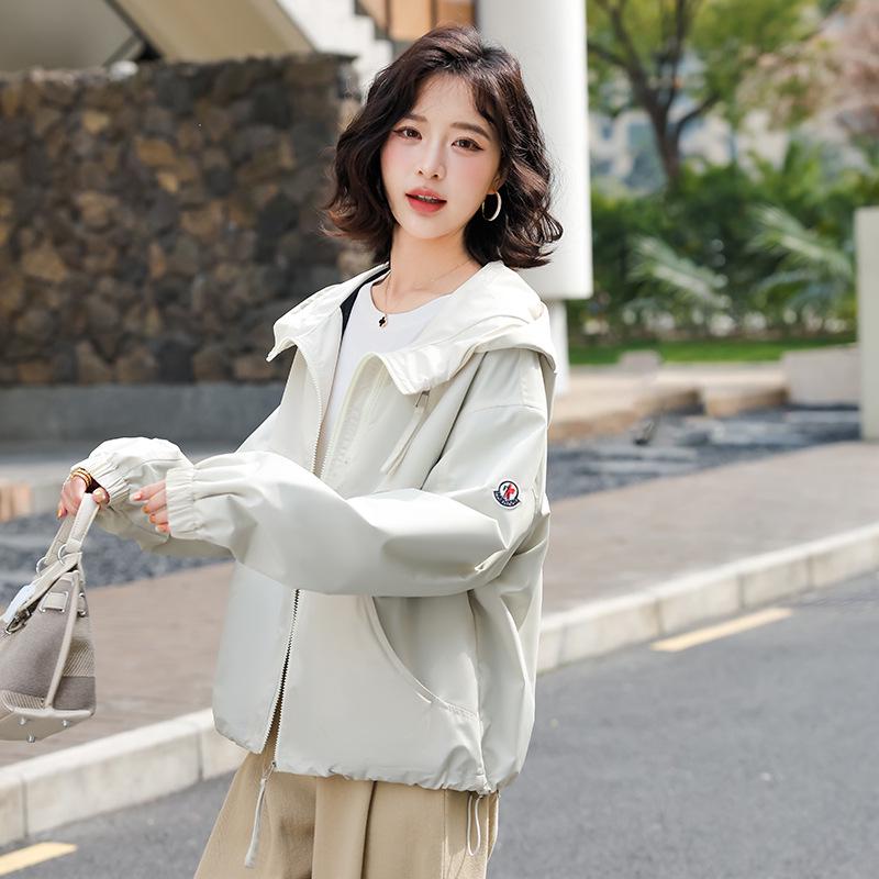Brand New Women's Hooded Thin Jacket 2025 - Hot Style, Sunscreen, Loose Fit, Trendy Casual Outerwear