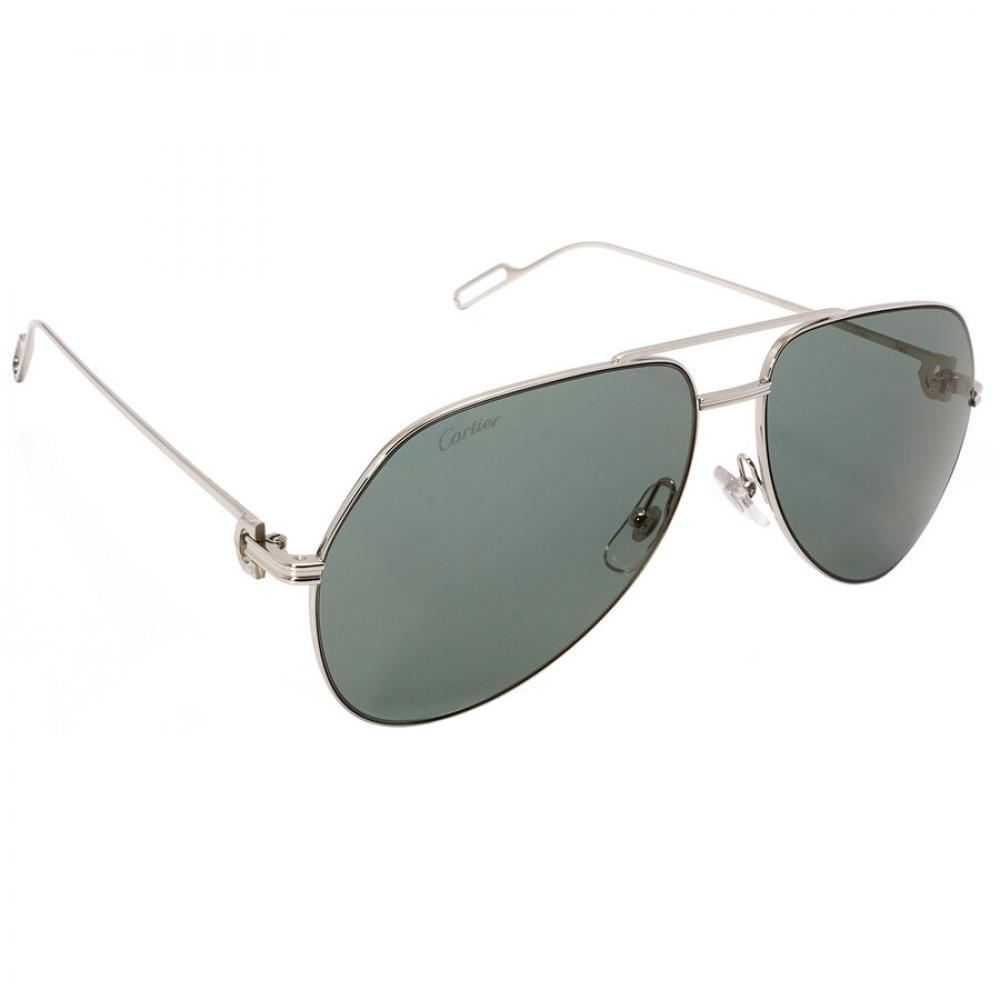 Cartier Green Pilot Unisex Sunglasses Ct0110s 004