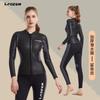 Diving Wetsuit Set Women 2.5mm Neoprene Long Sleeve Top Pants Thermal Snorkeling Suit Swimming Water Sports