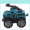 Dinosaur Pull Back Car Toy With Plastic Dinosaur Model For Kids Play And Interactive Learning