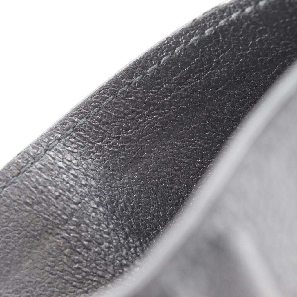 Balenciaga Cash Mini Tri-fold Wallet 593813 Black Leather Unisex Used