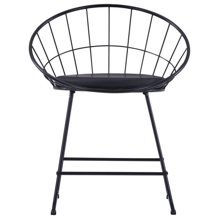 VidaXL 2x Chaises de Salle à Manger Siège en Similicuir Chaises à Dîner Meuble de Cuisine Mobilier de Salon Maison Intérieur 247274