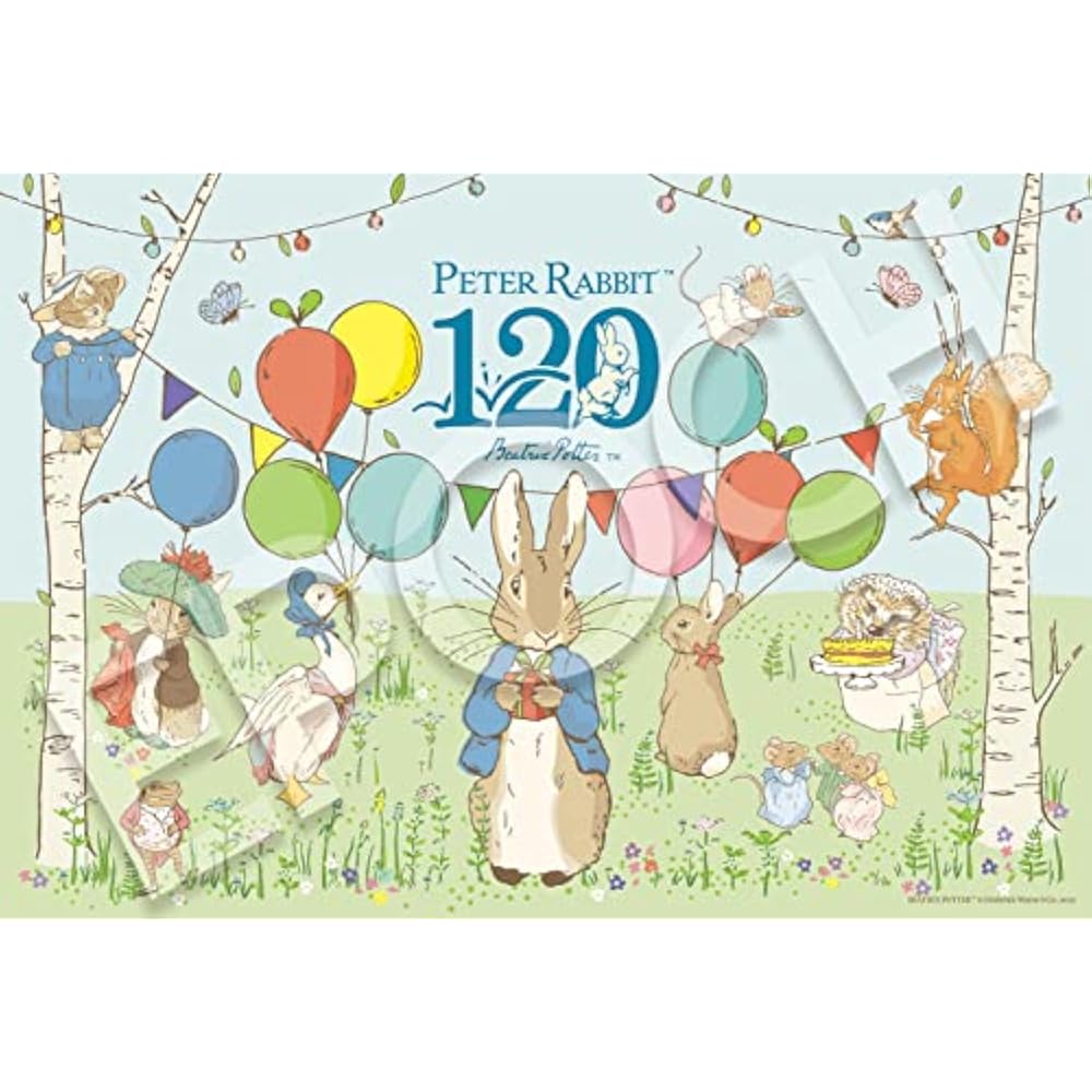 Epoch 300 Piece Jigsaw Puzzle Peter Rabbit Peter Rabbit™ Picture Book 120th Anniversary (26 x 38 ...
