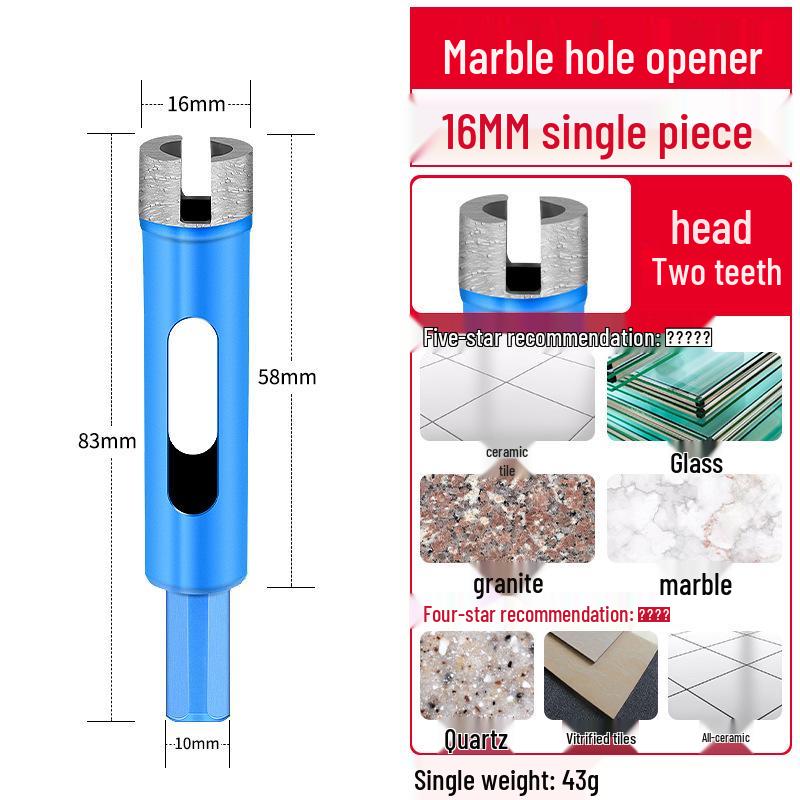 Diamant-beschichteter Lochbohrer für Marmor, Keramik, Glas und Feinsteinzeug