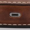 TOURBON Earphone AirPods Genuine with Charging Vintage Case, Compatible, Leather, Brown, Keyring, Port, Compact, Shockproof, Style, Men's & Women's