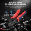 6-4 Gauge Wire Stripper Crimper W/1200 Terminals Car Repair Home Wiring|Industrial Multifunctional Terminal Crimping Pliers