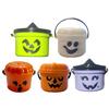 Halloween Pumpkin Bucket Miniature Design Pumpkin Orange Bucket Mini Storage Containers Festive Halloween Decoration