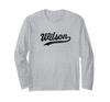 Wilson North Carolina NC Vintage Sportgrafisk Långärmad T-shirt