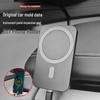 SU7 Car Phone Holder with Magnetic Wireless Charging and Strong Dashboard Mount